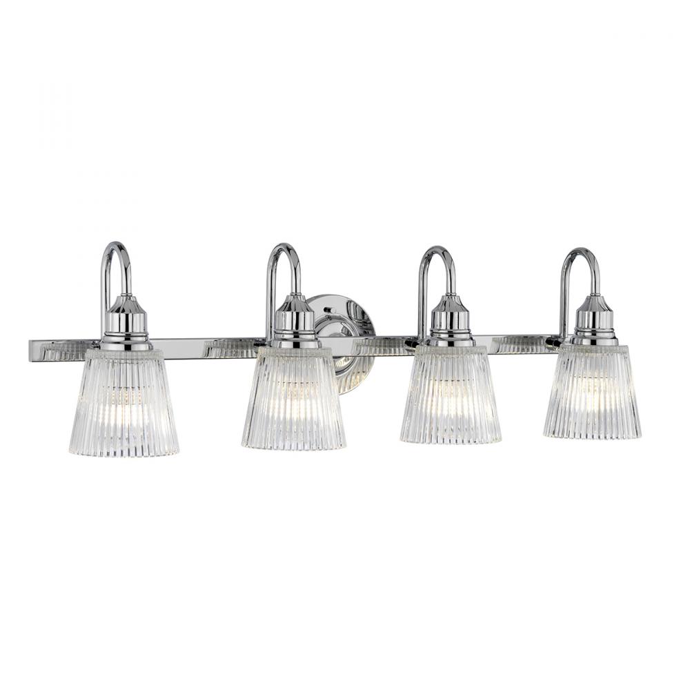 Addison 4 Light Bath Light in Polished Chrome