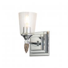 Lucas McKearn BB1022PC-1-F2S - Vetiver 1 Light Wall Sconce In Silver