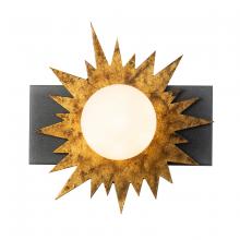 Lucas McKearn BB90417-1 - Soleil 1 Light Wall Sconce Star Gold And Weathered Zinc