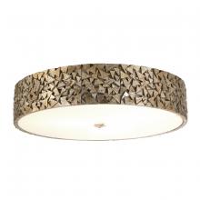 Lucas McKearn FM1158S-RD-20 - Mosaic 3-Light Flush in Silver