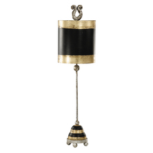 Lucas McKearn TA1023 - Phoenician Black & Gold Vintage Inspired Accent Table Lamp By Lucas McKearn