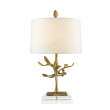Lucas McKearn TLM-1033 - Audubon Park Outdoor Inspired Distressed Gold Buffet Accent Table Lamp Gold