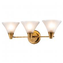 Lucas McKearn BB1114G-3 - Lemoine 3 Light Bath Bar in Gold