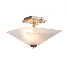 Lucas McKearn FM1002S-2 - Star Silver Flush Mount