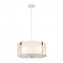  PD-CORONA3P-WPN - Corona 3 Light Pendant in White