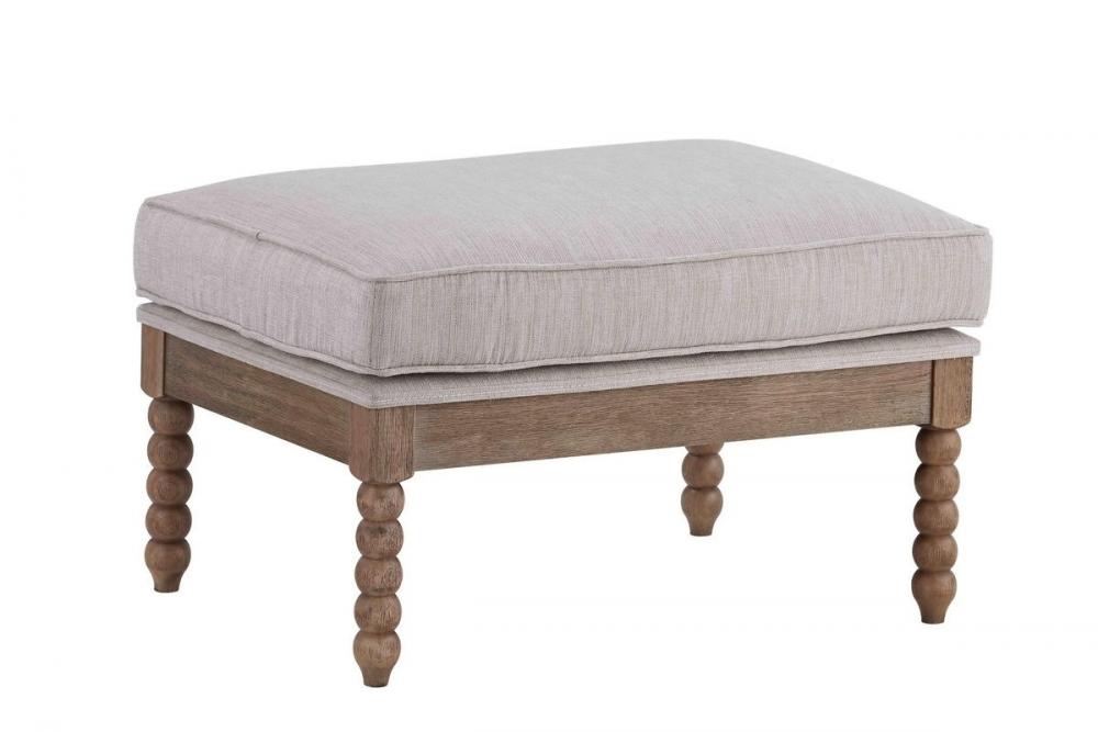 Willow Ottoman (French Linen)
