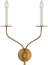 Visual Comfort & Co. Architectural Collection S2752GI - Belfair Double Sconce