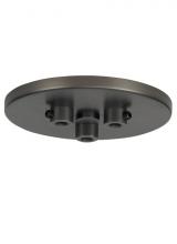 Visual Comfort & Co. Architectural Collection 700TDMRD3TW - Line-Voltage Mini Canopy 3 Port Round
