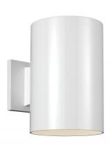 Visual Comfort & Co. Studio Collection 8313901EN3-15 - Outdoor Cylinders transitional 1-light LED outdoor exterior large wall lantern sconce in white finis