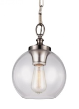 Visual Comfort & Co. Studio Collection P1308BS - Tabby Clear Glass Mini Pendant
