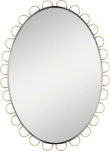 Visual Comfort & Co. Studio Collection KSMR102GD - Tirreno 24x31 Oval Mirror