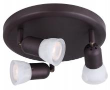 Canarm ICW356A03ORB10 - James 1 Light Ceiling Light, Oil Rubbed Bronze Finish