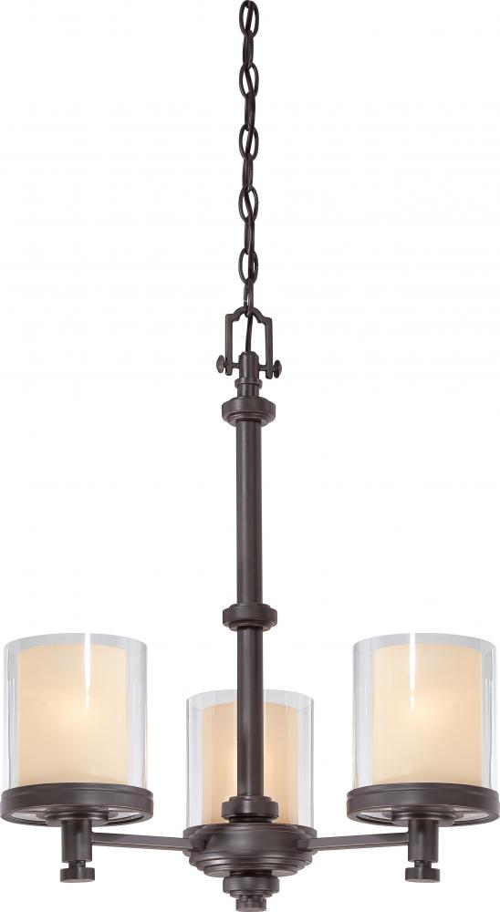 Decker 3 Light Chandelier 60 4547 Abc Lighting Decker 3 Light Chandelier