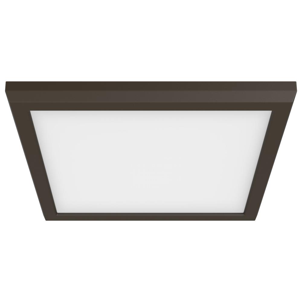 Blink Pro - 13W; 9in; LED Fixture; CCT Selectable; Square Shape; Bronze Finish; 120V