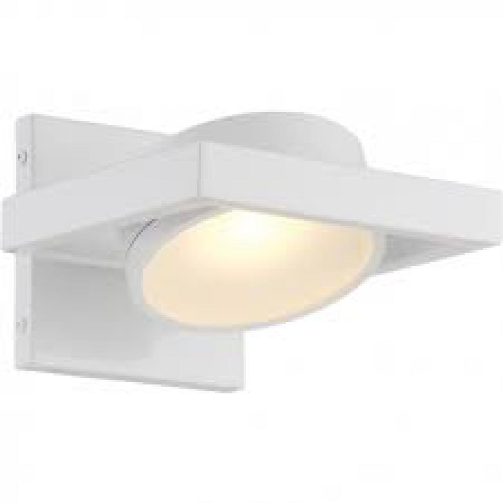 Hawk - LED Wall Sconce with Pivoting Head - White Finish