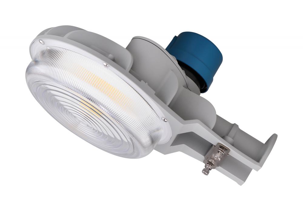 29 Watt LED Area Light with Photocell; CCT Selectable and Dimmable; Gray Finish; 120-277 Volts;