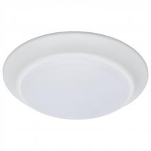  62/1800 - 7 inch; LED Disk Light; 6 Unit Contractor Pack; 5-CCT Selectable 27K/3K/35K/4K/5K; White Finish