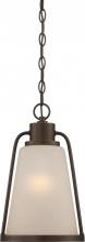 Nuvo 62/685 - Tolland - LED Outdoor Hanging with Champagne Linen Glass