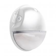Nuvo 65/752 - LED Small Round Wall Pack; 20W; CCT Selectable; Bypassable Photocell; 120-277 Volt; White Finish