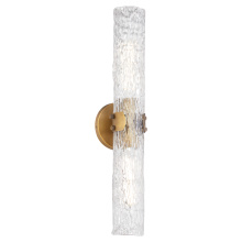 Quorum 593-2-147 - MERIAM 2 LIGHT SCONCE - BRUSHED BRASS