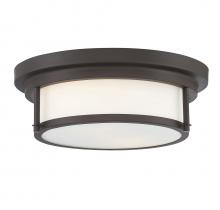 Savoy House Meridian M60062ORB - 2-Light Ceiling Light in Oil Rubbed Bronze