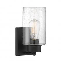 Savoy House Meridian M90013MBK - 1-Light Wall Sconce in Matte Black