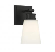 Savoy House Meridian M90072MBK - 1-Light Wall Sconce in Matte Black