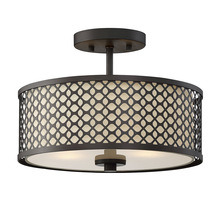 Savoy House Meridian M60016ORB - 2-Light Ceiling Light in Oil Rubbed Bronze