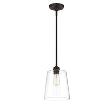 Savoy House Meridian M70081ORB - 1-Light Pendant in Oil Rubbed Bronze