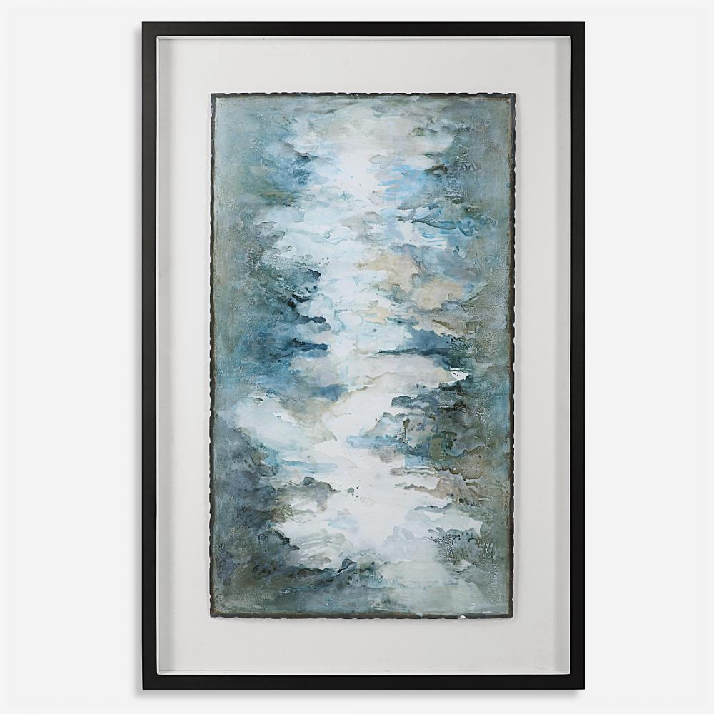 Uttermost Lakeside Grande Framed Abstract Print