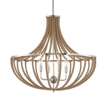 Uttermost 21634 - Uttermost Lovelock 4 Light Rope Empire Chandelier