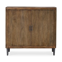 Uttermost 50256 - Uttermost Pinstripe Tambour 2 Door Cabinet