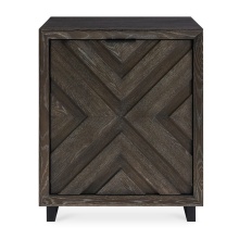 Uttermost 50373 - Uttermost Barrett Dark Charcoal Oak Cabinet
