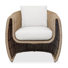 Uttermost 53130 - Uttermost Tropic Golden Flax Outdoor Lounge Chair