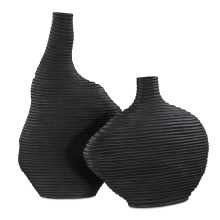 Uttermost 18243 - Uttermost Duostacked Black Vases Set/2