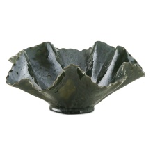 Uttermost 18252 - Uttermost Verdant Bloom Emerald Outdoor Bowl
