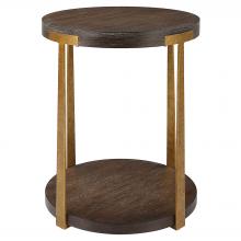  25554 - Palisade Round Wood Side Table