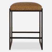 Uttermost 23446 - Atticus Black Counter Stool