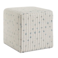 Uttermost 23914 - Uttermost Joie White Chenille Ottoman