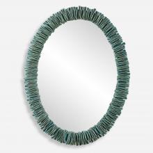  08183 - Uttermost Bonaire Teal Blue Oval Mirror