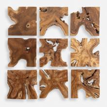  04379 - Uttermost Talia Wood Wall Decor Set/9