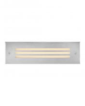 Hinkley 15335SS - Dash LED Louvered Brick Light Large