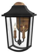 Hinkley 1974BK - Medium Wall Mount Lantern