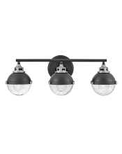 Hinkley 5173BK-CM - Medium Three Light Vanity