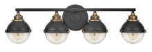Hinkley 5174BK - Large Four Light Vanity