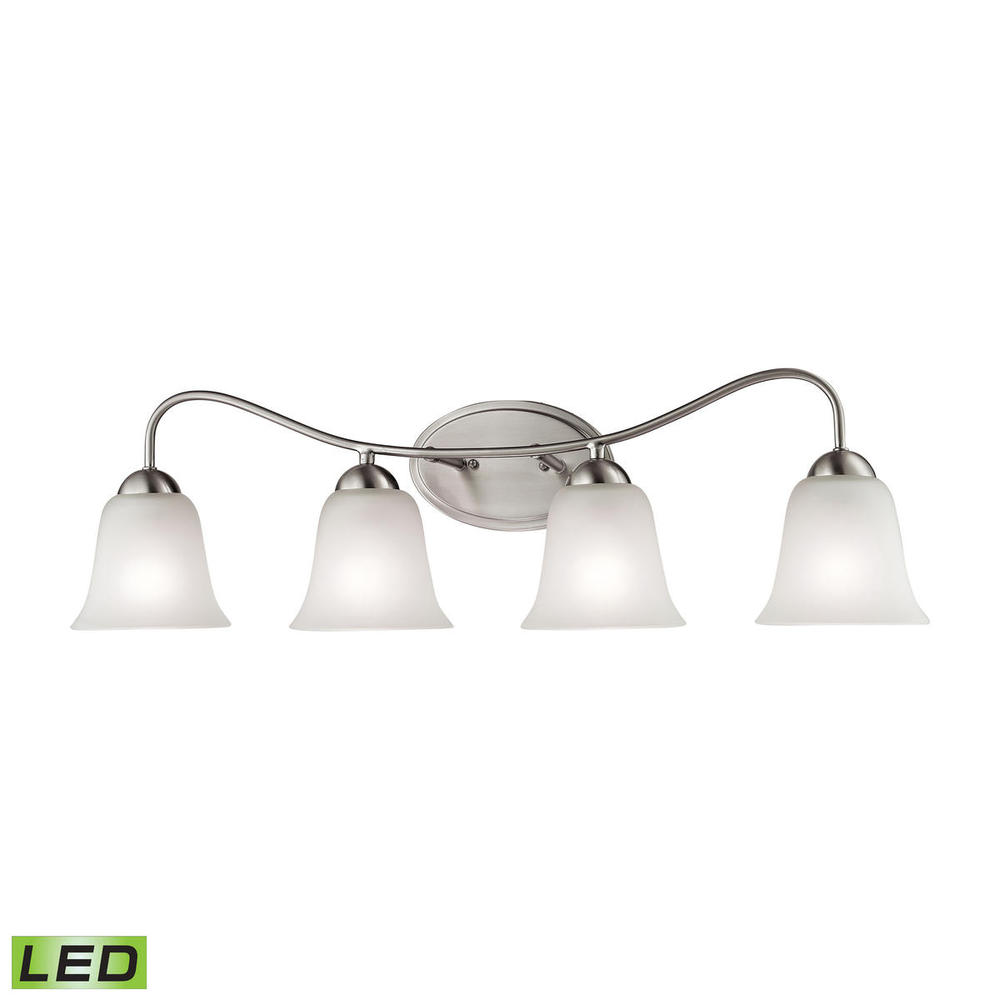 Thomas - Conway 32'' Wide 4-Light Vanity Light - Brushed Nickel