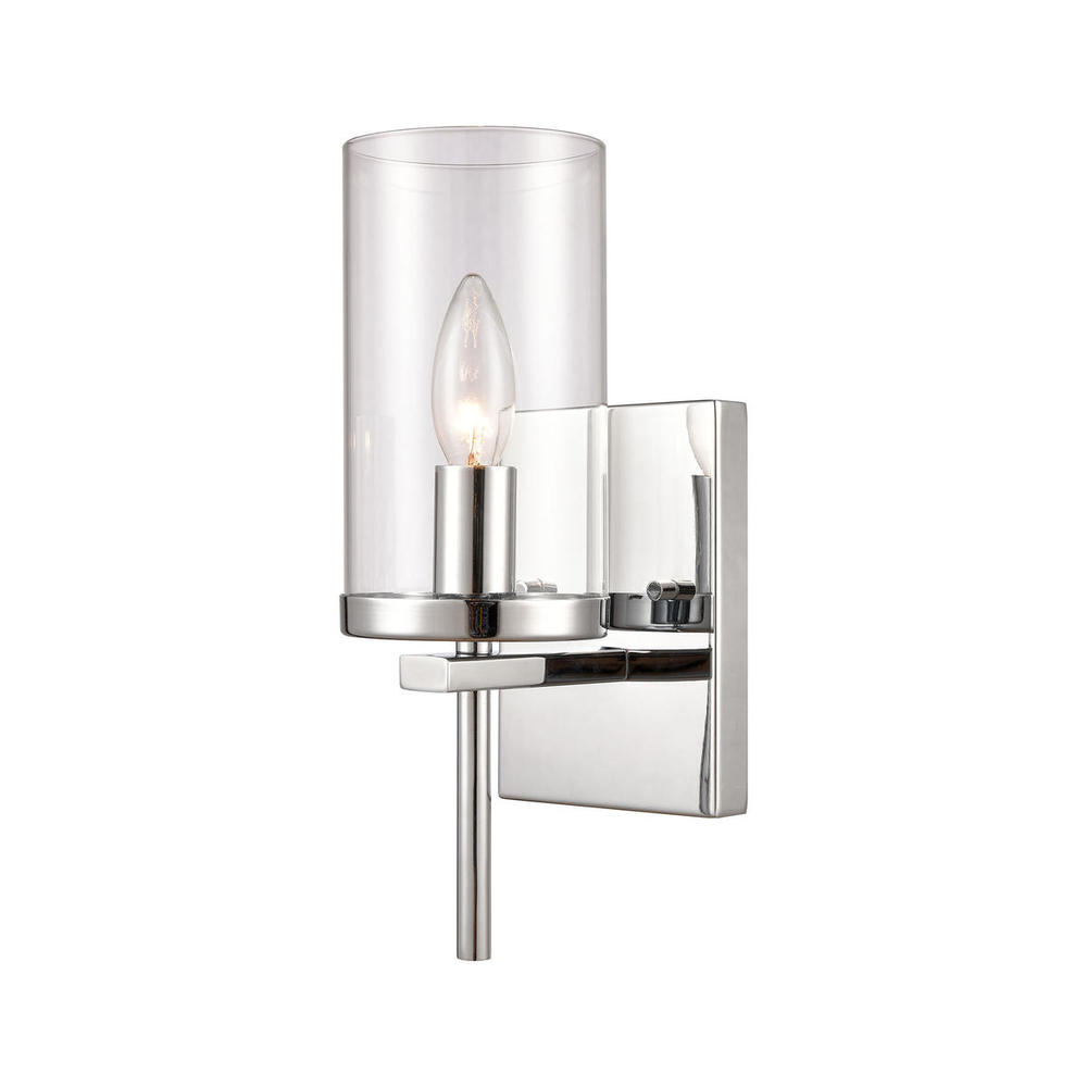 Thomas - Oakland 12'' High 1-Light Sconce - Chrome