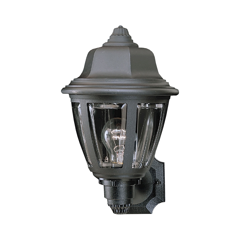 Thomas - Essentials 1-Light Outdoor Wall Lantern in Black