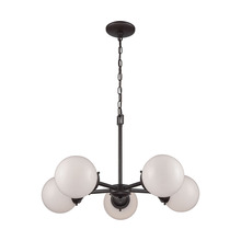 ELK Home CN120521 - Thomas - Beckett 26'' Wide 5-Light Chandelier - Oil Rubbed Bronze