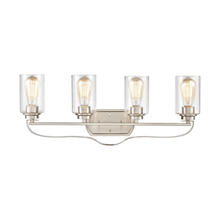 ELK Home CN300412 - Thomas - Market Square 28'' Wide 4-Light Vanity Light - Brushed Nickel